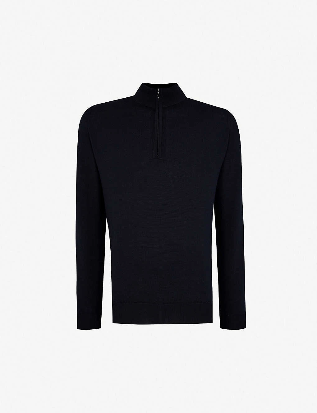 JOHN SMEDLEY Concealed Zip Merino-wool Jumper