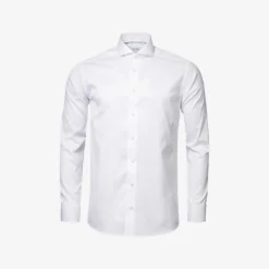 ETON Slim-fit Single-cuff Cotton-twill Shirt