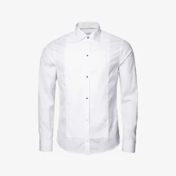 ETON Super Slim-fit Cotton-poplin Dress Shirt