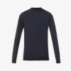 JOHN SMEDLEY Harcourt High-neck Wool Jumper