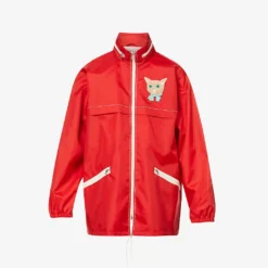 Gucci Cat-embroidered Shell Jacket