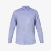 Antonio Regular-fit Cutaway-collar Linen Shirt