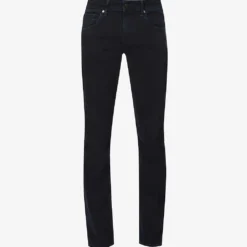 7 For All Mankind Slimmy Taper Luxe Performance Mid-rise Stretch-denim Jeans