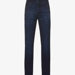 Boss Relaxed-fit Mid-rise Slim-leg Stretch-denim Jeans