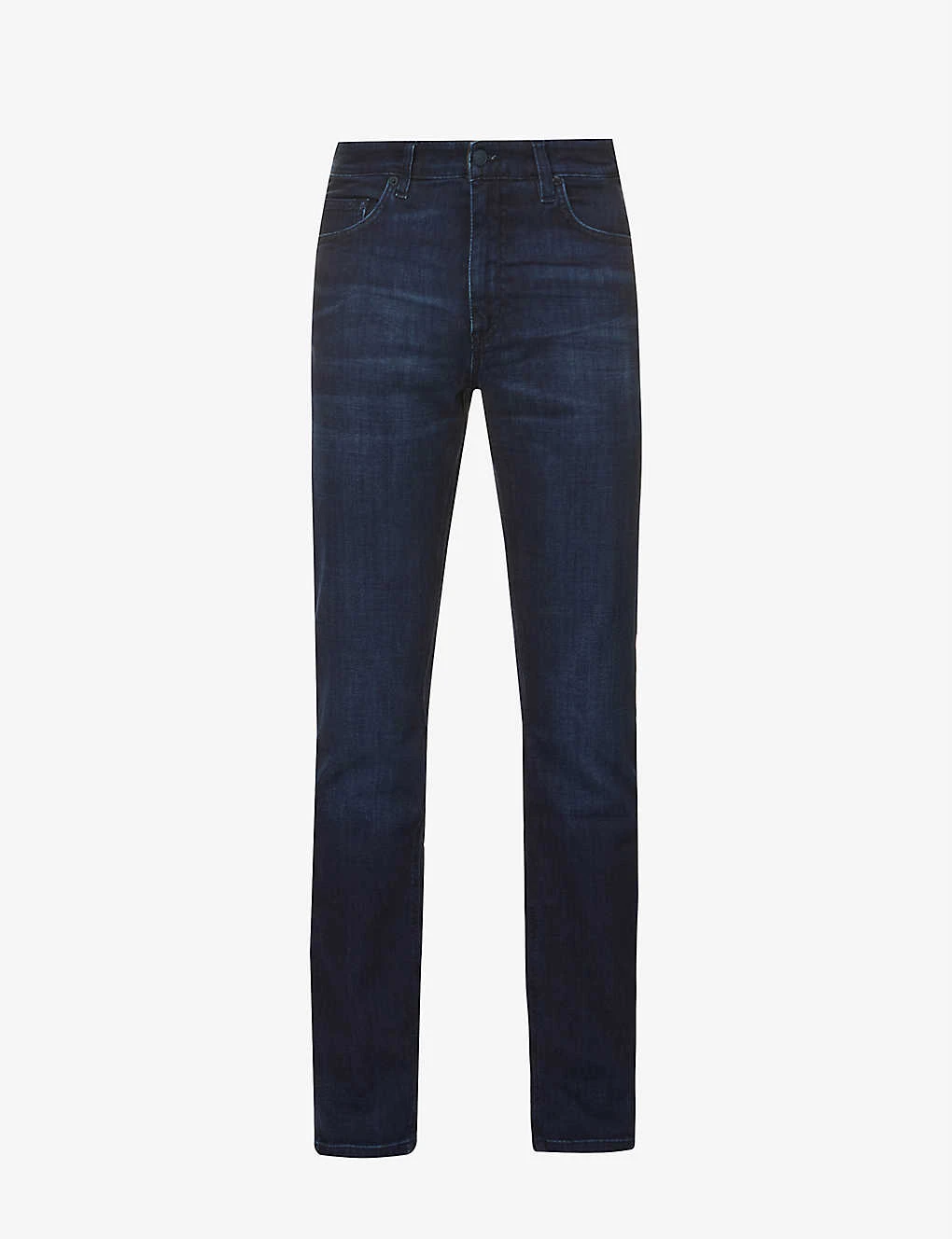 Boss Relaxed-fit Mid-rise Slim-leg Stretch-denim Jeans