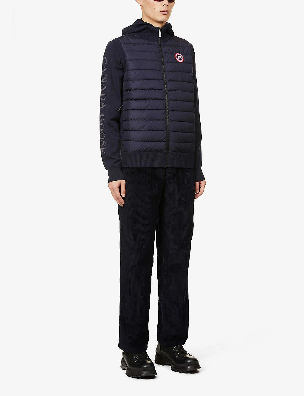 Canada Goose High-neck Padded Wool And Shell-down Vest - Image 2