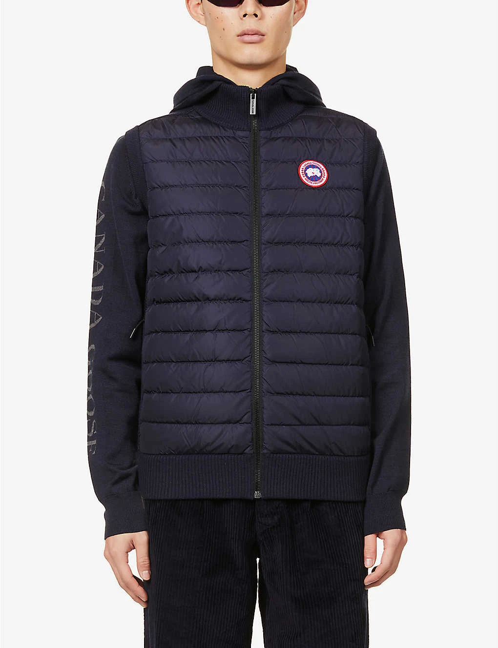 Canada Goose High-neck Padded Wool And Shell-down Vest - Image 3