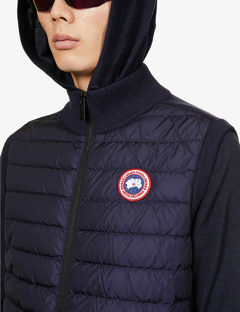 Canada Goose High-neck Padded Wool And Shell-down Vest - Image 5