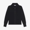 Sandro Zip-up Trucker-style Wool Cardigan