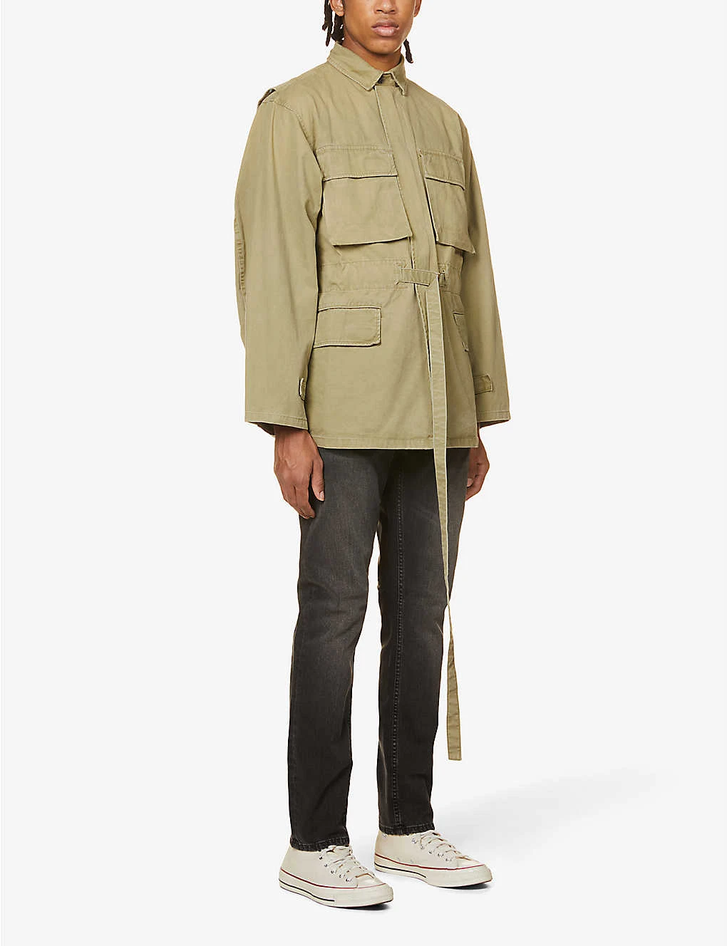 Nudie Jeans Lean Dean Slim-fit Mid-rise Stretch-denim Tapered Jeans - Image 2