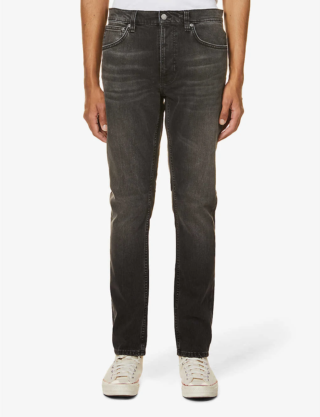 Nudie Jeans Lean Dean Slim-fit Mid-rise Stretch-denim Tapered Jeans - Image 3