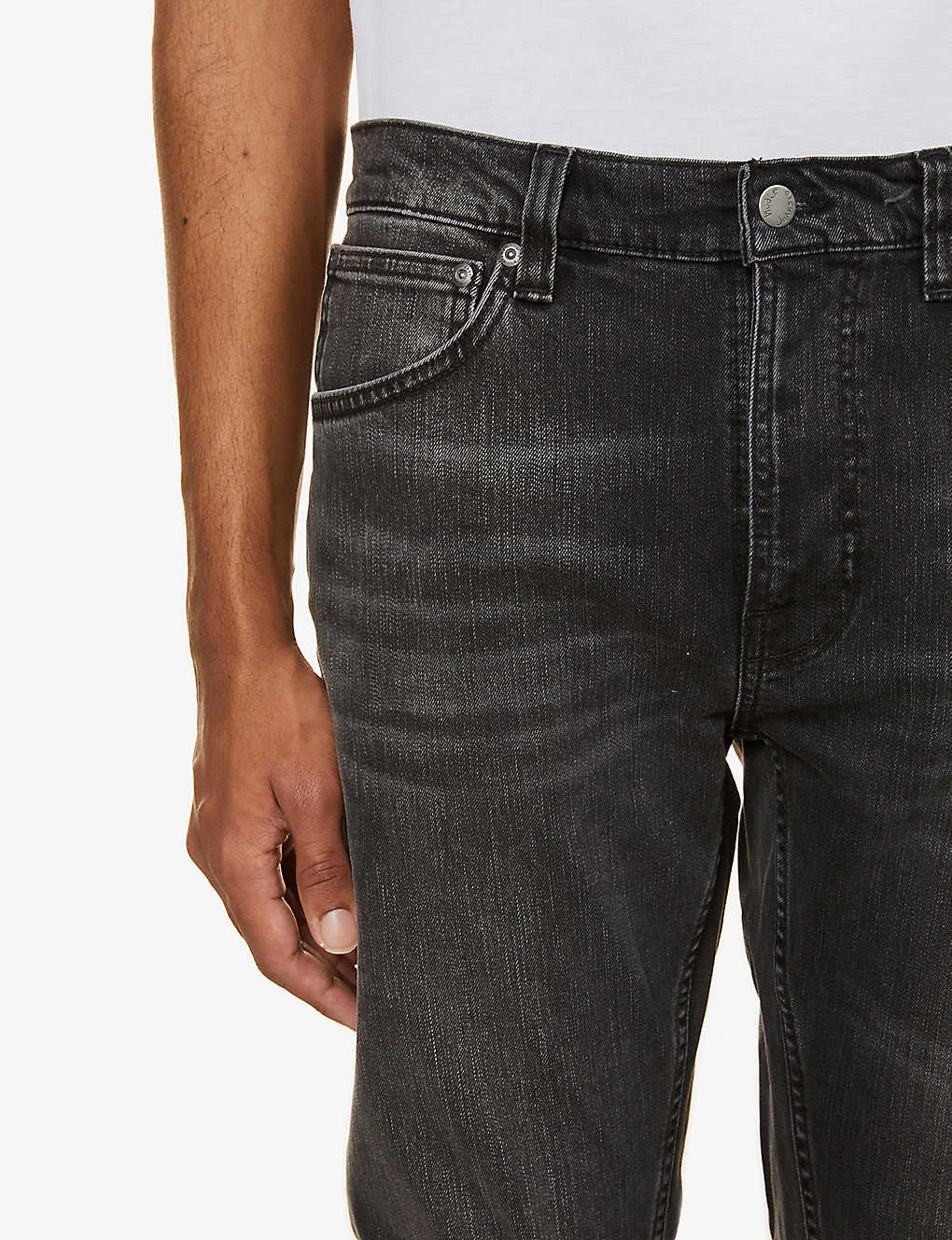 Nudie Jeans Lean Dean Slim-fit Mid-rise Stretch-denim Tapered Jeans - Image 5