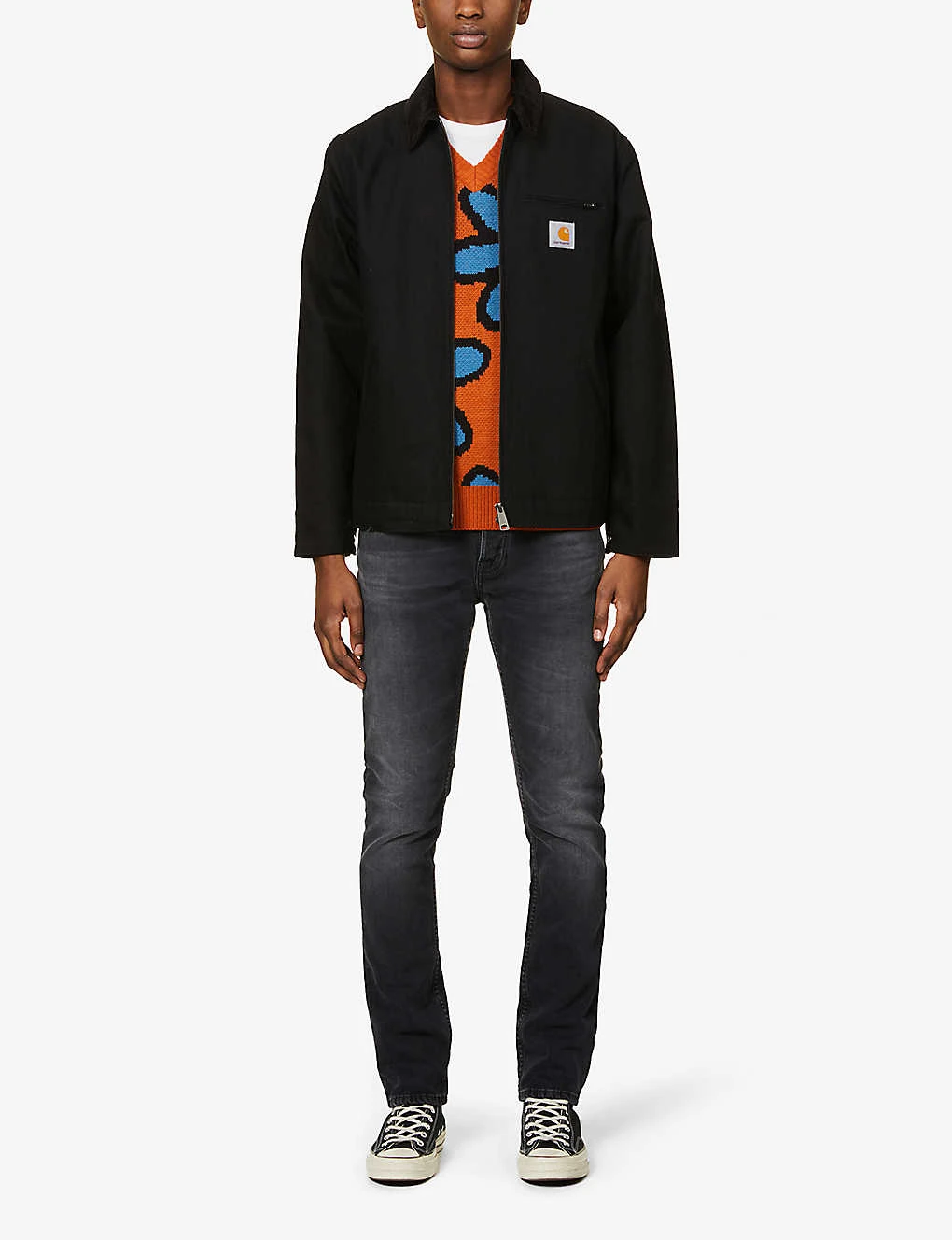 Nudie Jeans Grim Tim Mid-rise Stretch-denim Jeans - Image 2