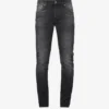 Nudie Jeans Grim Tim Mid-rise Stretch-denim Jeans