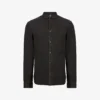 AllSaints Gleason Logo-embroidered Denim Shirt