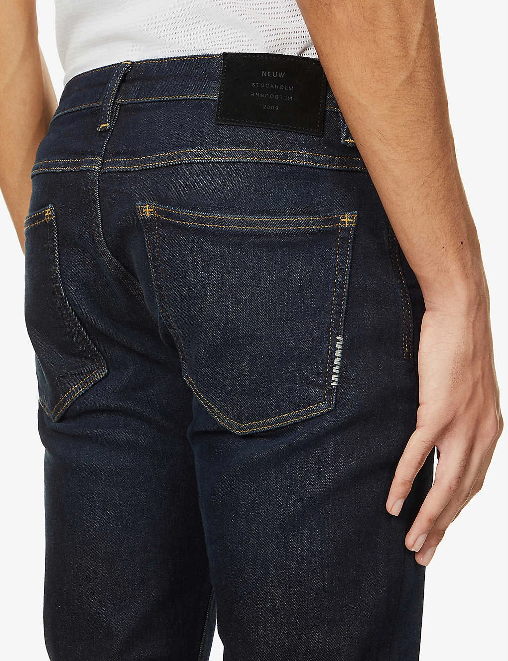 NEUW Lou Slim-fit Straight Cotton-blend Jeans - Image 6