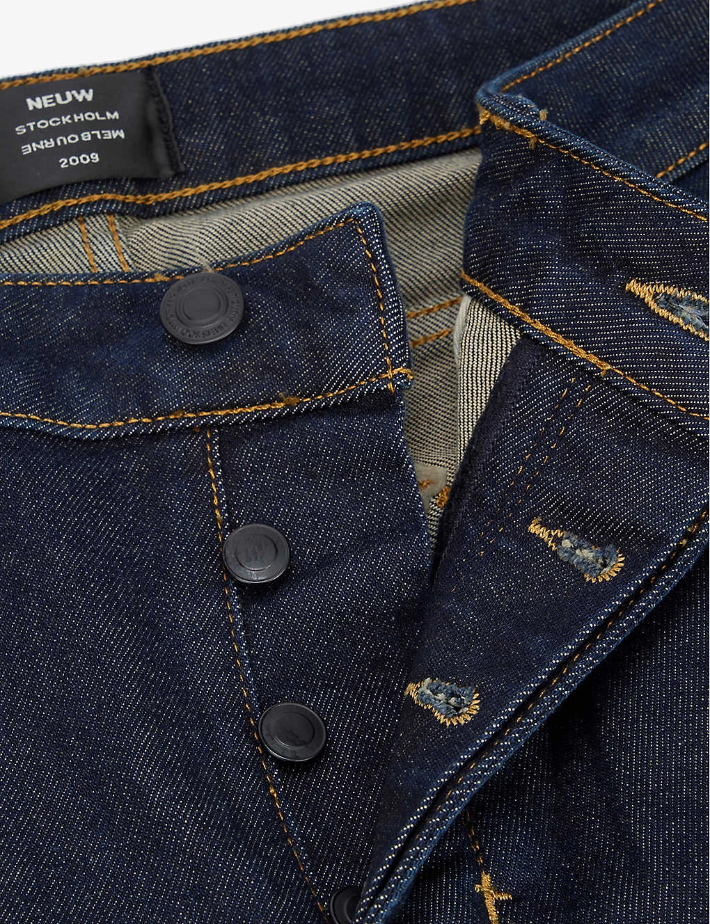 NEUW Lou Slim-fit Straight Cotton-blend Jeans - Image 7