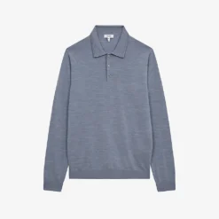 Reiss Trafford Wool Knitted Polo Shirt