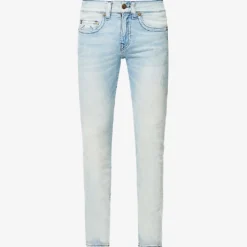 True Religion Tony Slim-leg Mid-rise Stretch-denim Jeans