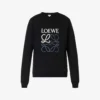 Loewe Anagram Brand-embroidered Regular-fit Cotton-jersey Sweatshirt