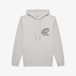 Reiss Fabien R Logo-embroidered Stretch-woven Hoody