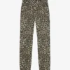 THE KOOPLES Leopard-print Straight-leg Jeans