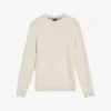 Ted Baker Crannog Textured-detail Cotton-blend Jumper