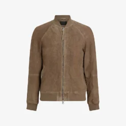 AllSaints Dains Regular-fit Suede Bomber Jacket