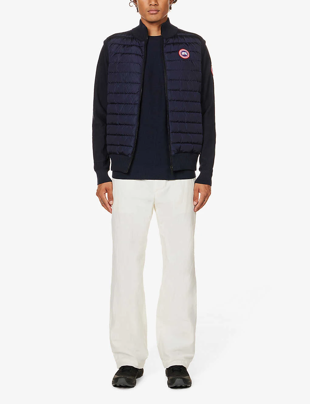 Canada Goose Dartmouth Brand-patch Wool-knit Jumper - Image 2