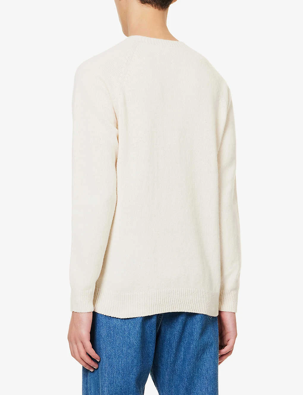 Sunspel Crewneck Wool Knitted Jumper - Image 4