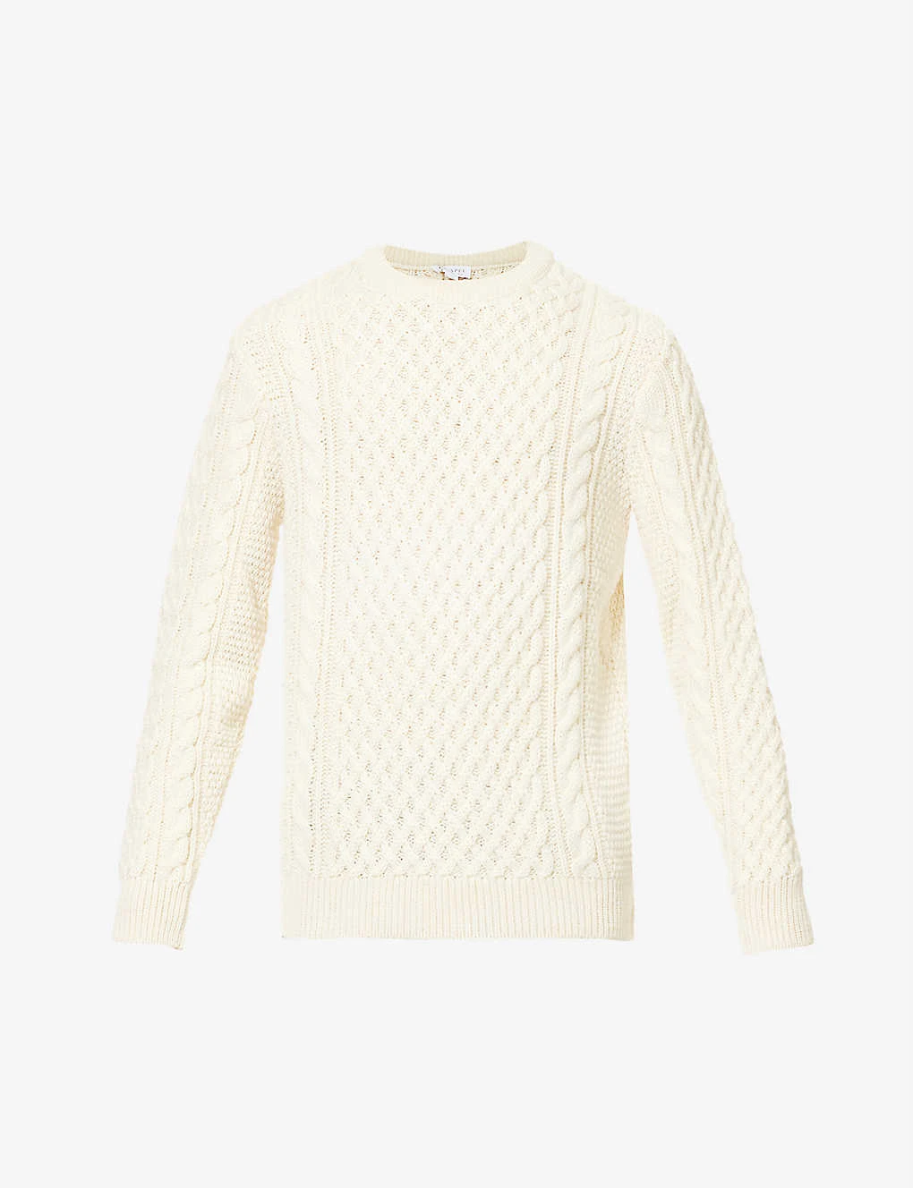 Sunspel Cable-knit Wool Knitted Jumper