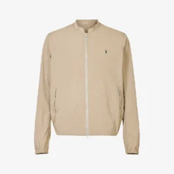 AllSaints Cali Ramskull-embroidered Recycled-polyamide Jacket