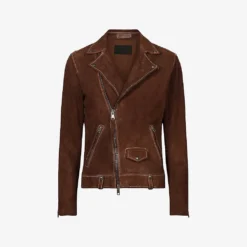 AllSaints Milo Asymmetric-zip Leather Jacket