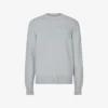 AllSaints Brice Logo-embroidered Recycled Cotton-blend Jumper