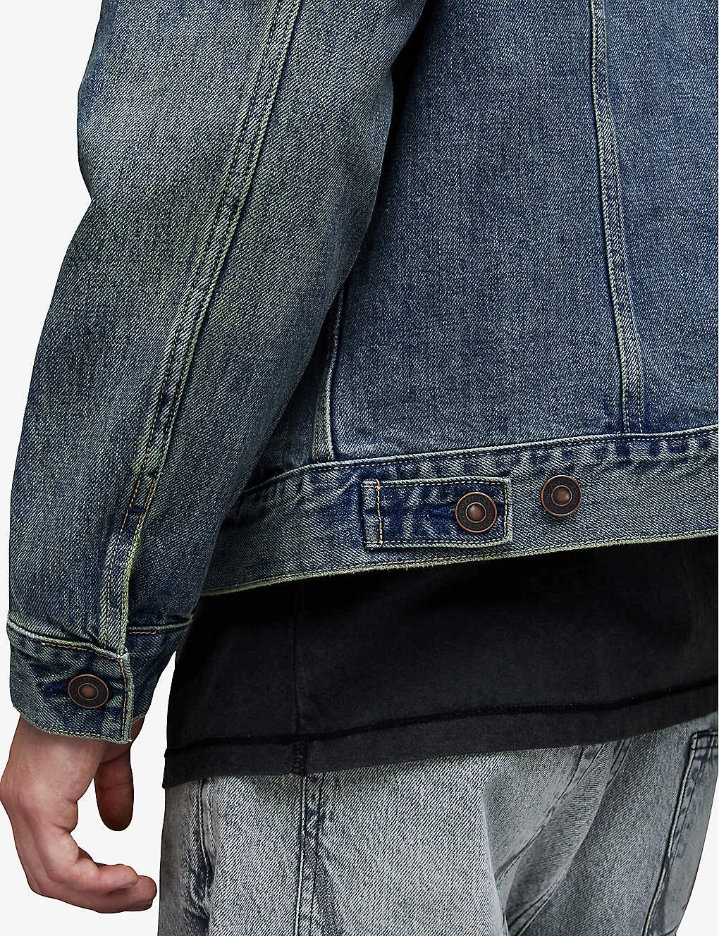AllSaints Carrer Patch-pocket Denim Jacket - Image 5