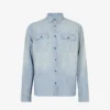 AllSaints Sire Patch-pocket Regular-fit Recycled-cotton Denim Shirt