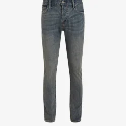 AllSaints Rex Faded Slim-fit Stretch-denim Jeans