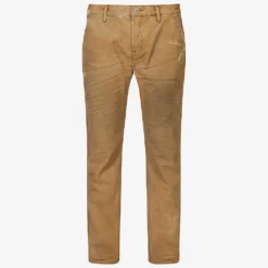 AllSaints Carpenter Ripped Straight-leg Mid-rise Cotton Trousers