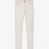 Reiss Santorini Slim-fit Tapered-leg Stretch-cotton Jeans