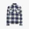 Reiss Angelo Check-pattern Zip-up Woven Overshirt
