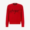 Hugo Leisure Logo-print Wool-blend Jumper