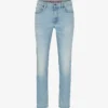Hugo Logo-patch Extra Slim-fit Stretch-denim Jeans