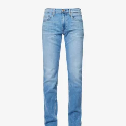 Paige Federal Slim-fit Straight-leg Stretch-denim Jeans
