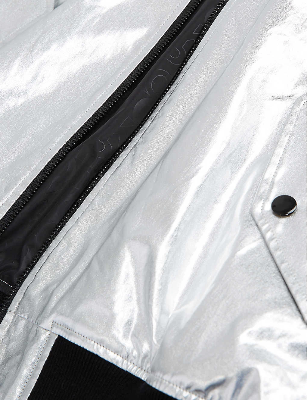 THE KOOPLES Contrasting Metallic-cotton Bomber Jacket - Image 5