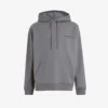 AllSaints Underground-print Organic-cotton Hoody