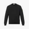 Stone Island Logo-badge Relaxed-fit Cotton-jersey Sweatshirt