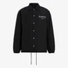 AllSaints Underground Logo-print Padded Cotton-blend Coach Jacket