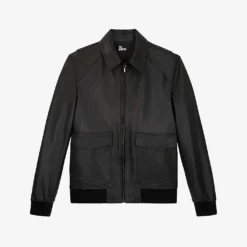 THE KOOPLES Flap-pocket Leather Jacket