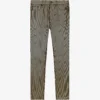 THE KOOPLES Stripe-pattern Slim-fit Stretch-cotton Jeans