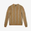 Ted Baker Nerin Cable-knit Relaxed-fit Cotton Jumper